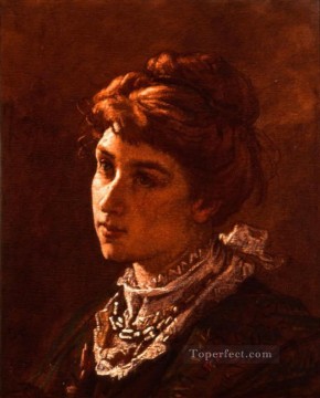 Thomas Couture Painting - Madame de Brunecke figure painter Thomas Couture